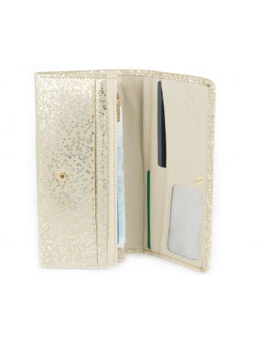 Skórzany duży portfel damski Ester -...