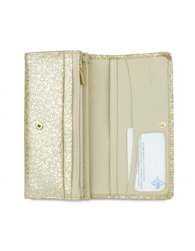 Skórzany duży portfel damski Ester -...