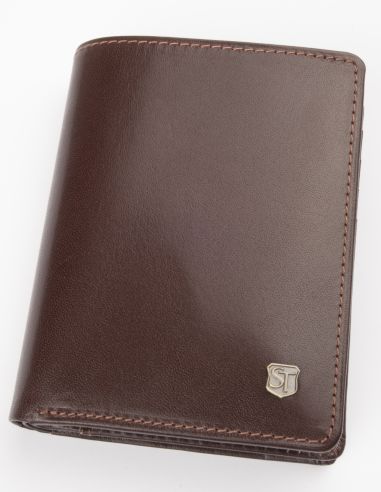Skórzany portfel męski Dan - Stefania