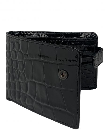 Skórzany mały lakierowany...