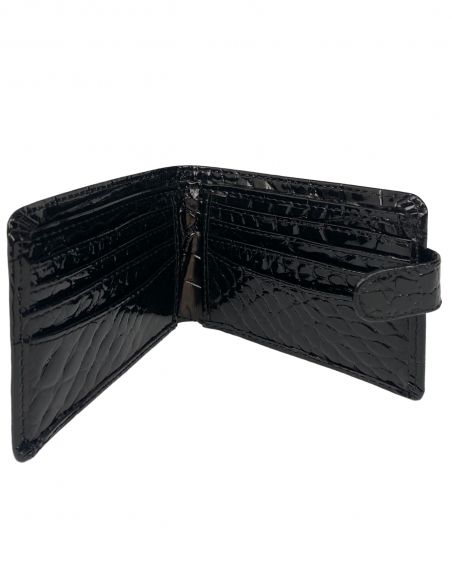 Skórzany mały lakierowany...