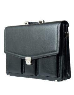 Skórzana teczka męska na... 2