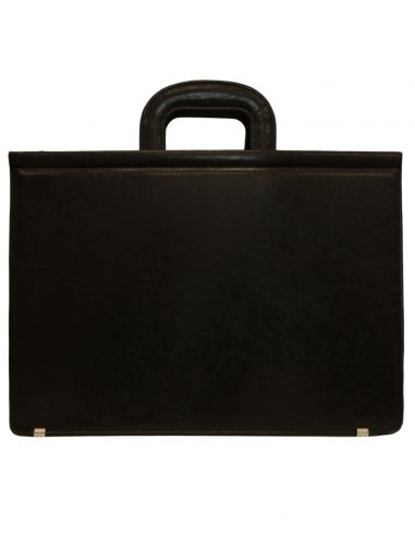 Skórzana teczka z wysuwanymi rączkami...