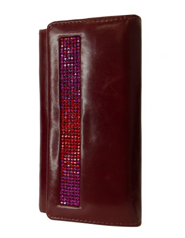 Skórzany duży portfel damski...