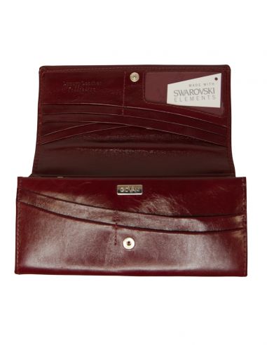 Skórzany duży portfel damski...