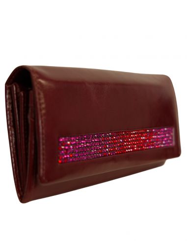 Skórzany duży portfel damski...