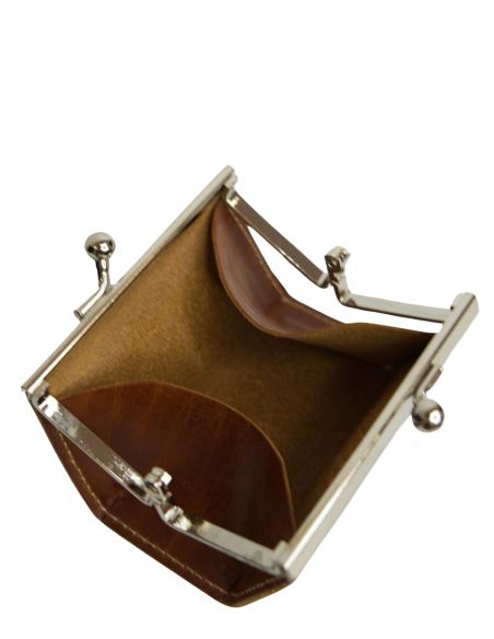 Skórzana mała portmonetka...