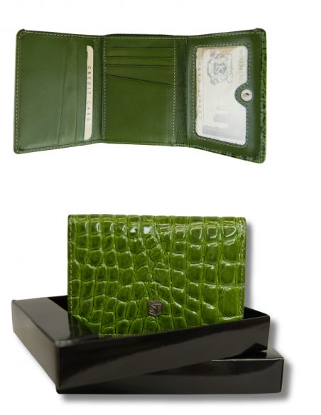 Skórzany mały portfel...