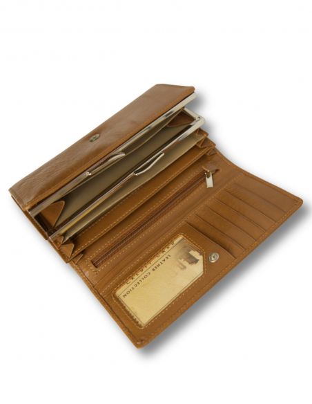 Skórzany portfel damski...