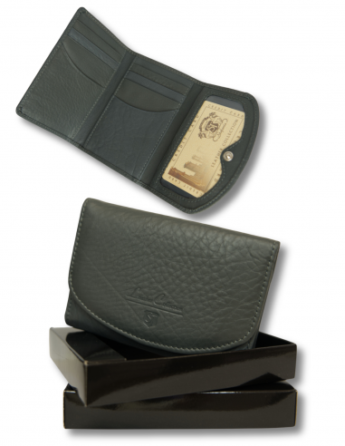 Skórzany mały portfel damski Grela -...