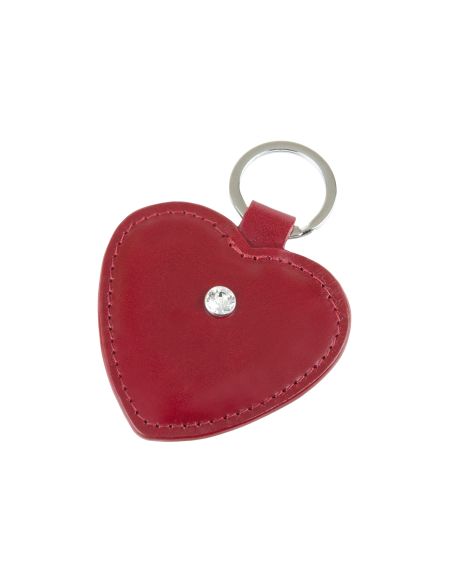 Skórzany brelok serce z...